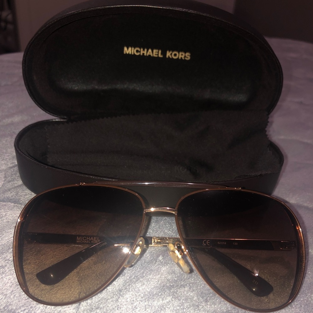 Michael kors  - sun glasses (brown & gold)